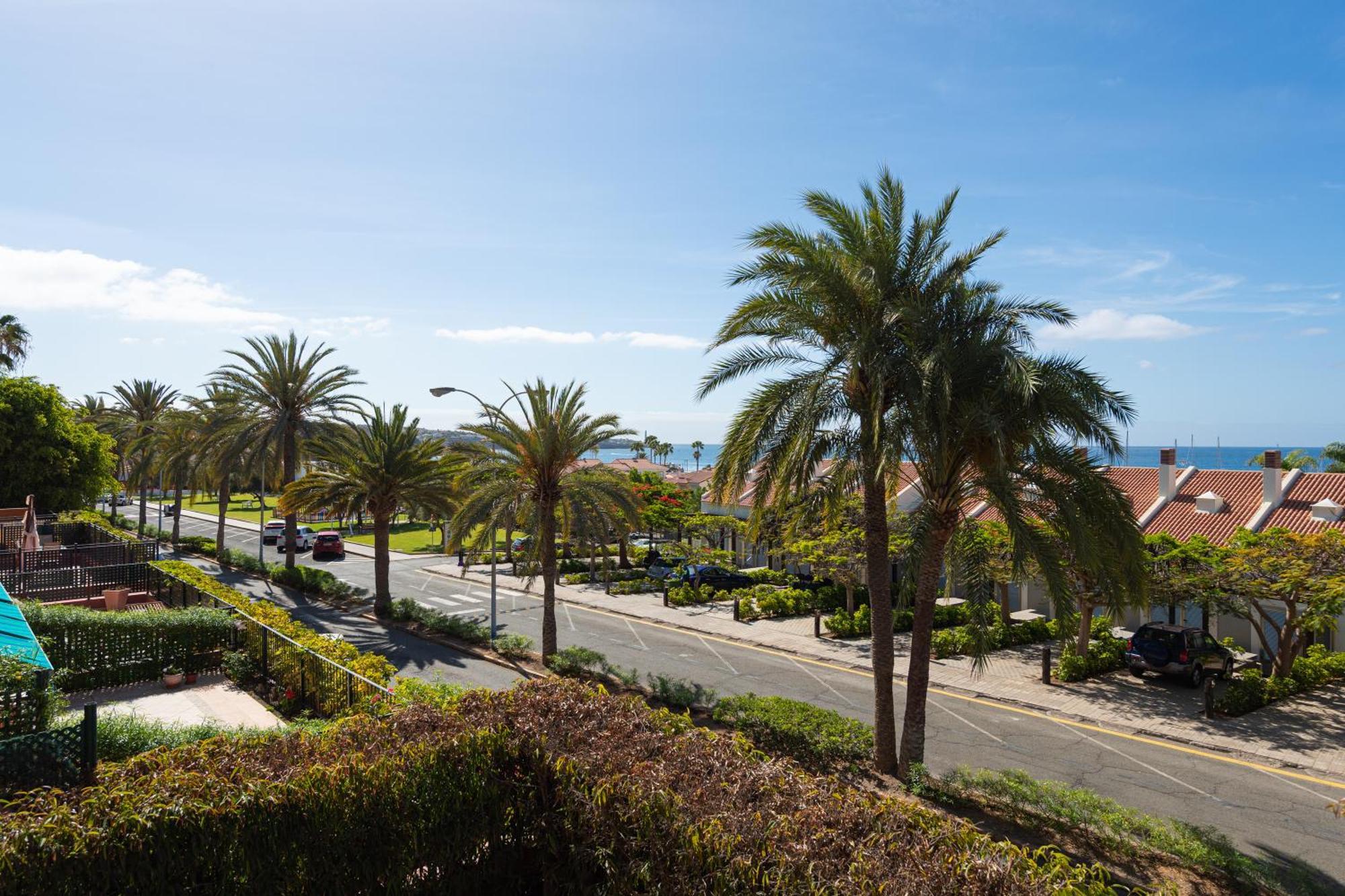 Gran Terraza Con Vistas Al Mar Apartman Pasito Blanco Kültér fotó